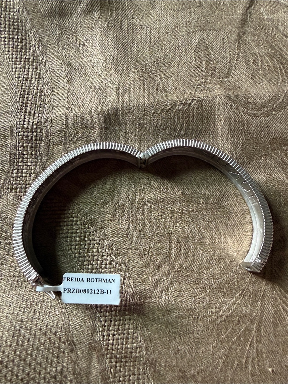 Frieda Rothman HONOR Studded Black and Silver Bracelet - Picture 5 of 8